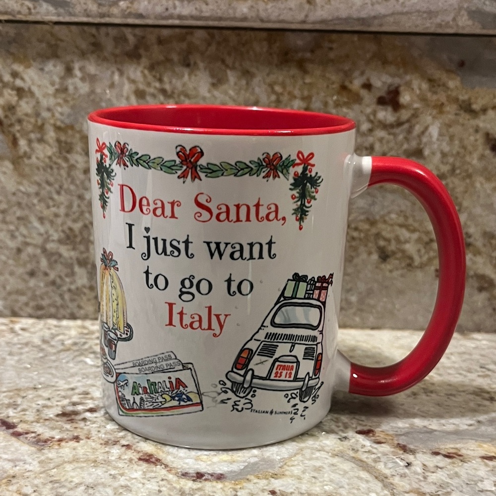 I just want to go to Italy 🇮🇹 Christmas Mug